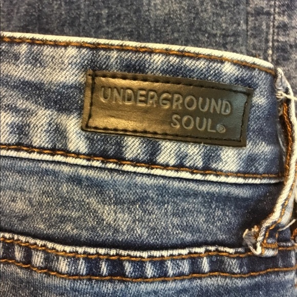 UNDERGROUND SOUL DISTRESSED TOMBOY JEANS - Picture 6 of 8
